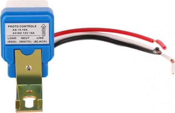 ASO-AS-10 Fotosel Modül 12V Sokak Lamba Aydınlatma Kontrol Röle AS-10 220V 10A Optical Switch ürün görseli 1