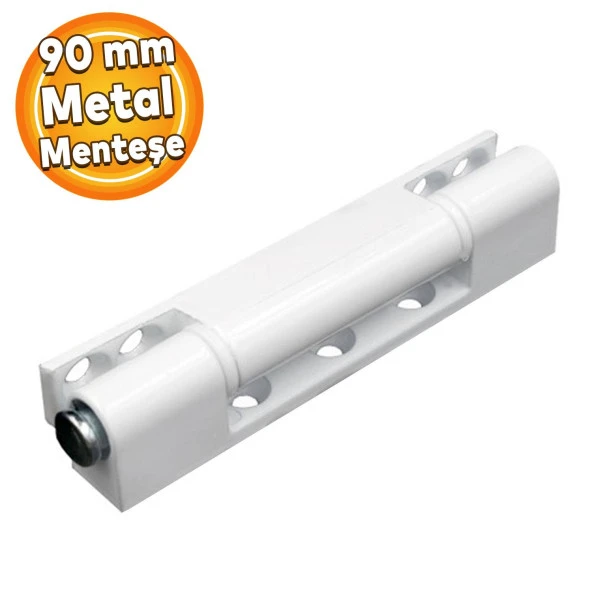 Pvc Pimapen Kapı Menteşesi Metal 90 mm Beyaz ürün görseli 1