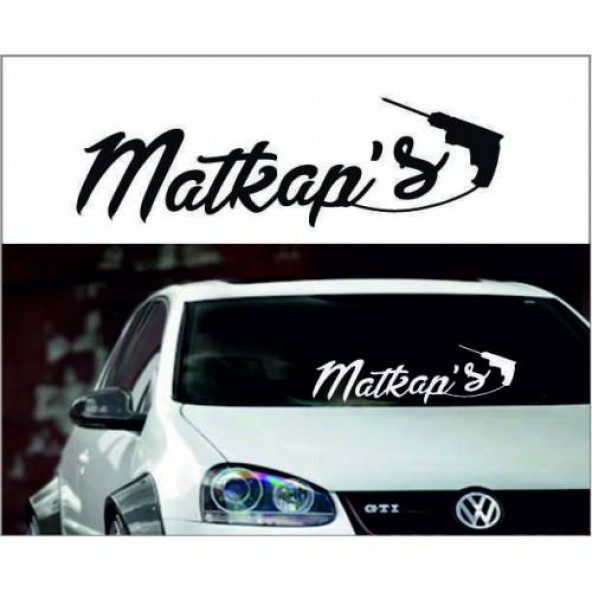 Matkap's Sticker 20x6 cm ürün görseli 1