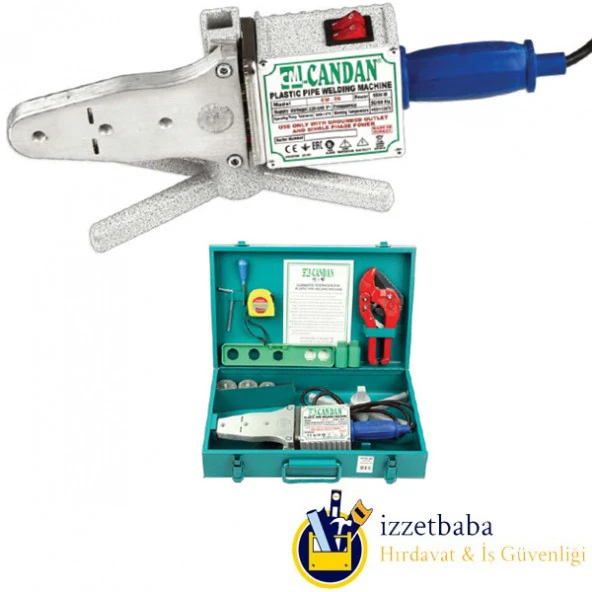 Candan CM-06-SET 1500 W PPRC Plastik Boru Kaynak Makinesi Seti ürün görseli 1
