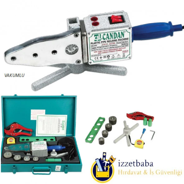 Candan CM-03-SET-V 1500 W PPRC Plastik Boru Kaynak Makinesi ürün görseli 1