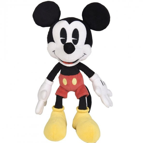 Orjinal Disney Lisanslı Mickey Mouse Klasik Uyku Arkadaşı Peluş 25cm ürün görseli 1