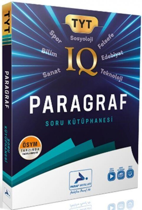 TYT IQ Paragraf Soru Kütüphanesi PRF Yayınları ürün görseli 1