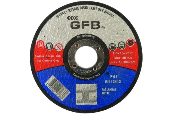 Gfb Metal Demir Kesici Taş 230 mm ürün görseli 1
