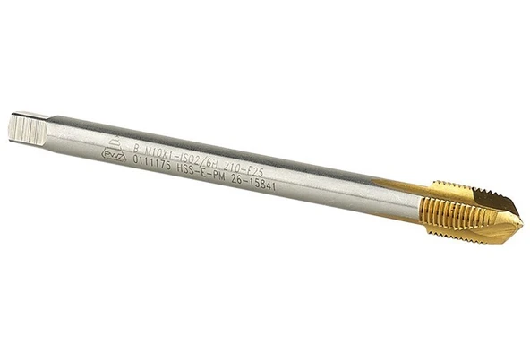 Hss Titanyum Düz İnce Diş Makina Klavuzu Dın 371/376 M-14x1,0 ürün görseli 1