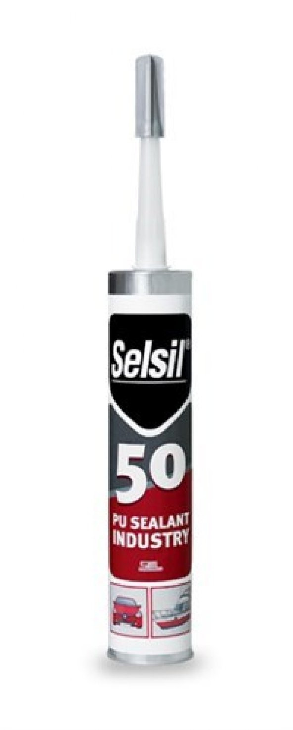 Selsil Oto İnşaat Pu Mastik Güçlü Silikon Yapıştırıcı Beyaz 280ml ürün görseli 1