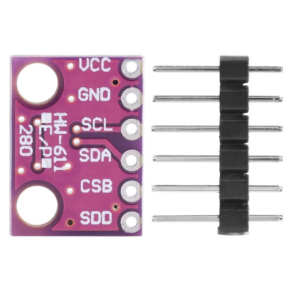 HW-611 BMP280 3.3V Dijital Basınç Yükseklik Sensörü Atmosferik Modülü ürün görseli 1