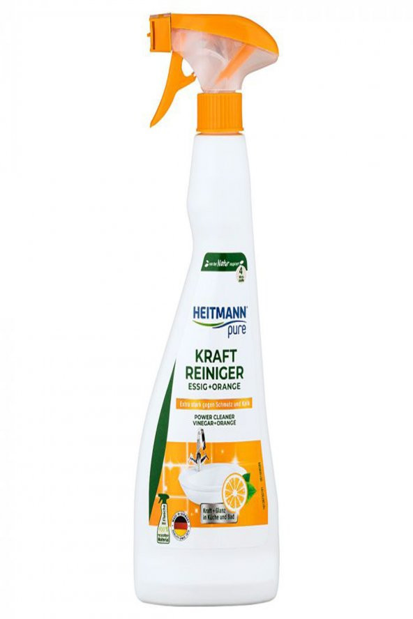 HEITMANN Pure Güçlü Yüzey Temizleyici Sirke + Portakal 500 ml ürün görseli 1