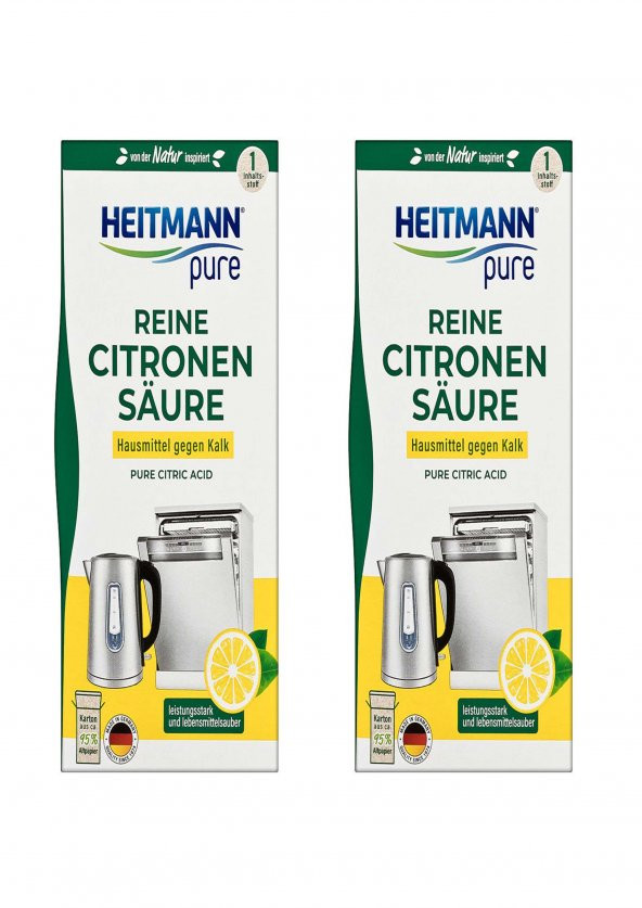 Pure Saf Limon Asidi, Ekolojik Organik Kireç Çözücü 350 gr X 2 Adet ürün görseli 1