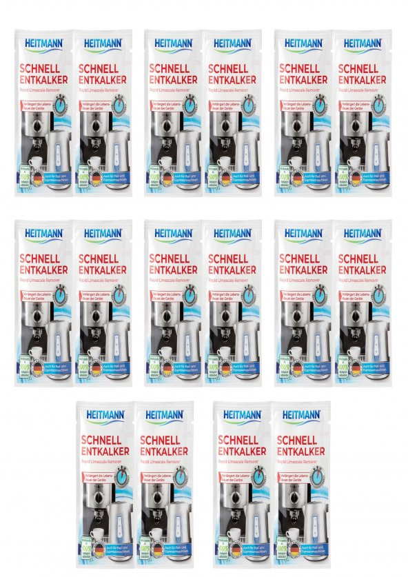Hızlı Kireç Çözücü Toz 2x15 gr x 8 Adet ürün görseli 1