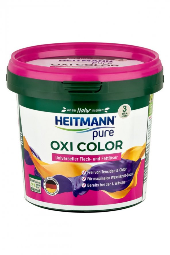 Pure Renkli Çamaşırlar İçin Oxi Güçlü Deterjan 500g ürün görseli 1