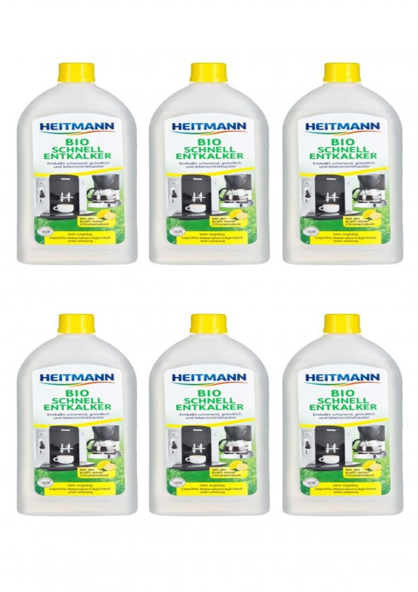 Kahve Makineleri İçin Biyo Hızlı Kireç Çözücü Sıvı 250 ml x 6 Adet ürün görseli 1
