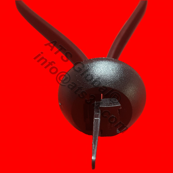 Tokalı Düğme Başlıklı, Kablo Bağı Plastik Cırt Kelepçe 7.6X380 mm 100 Adet ürün görseli 1