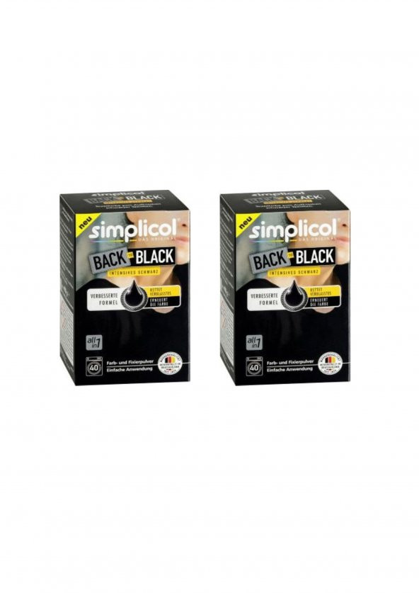 HEITMANN Siyah Simplicol Toz Tekstil Kumaş Boyası ve Renk Canlandırma x 2 Paket ürün görseli 1