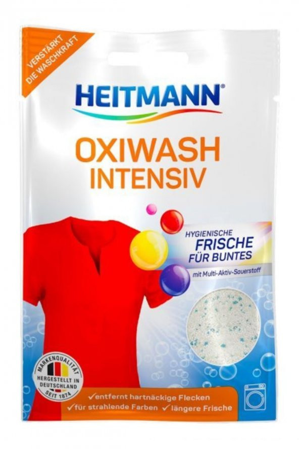 Renkli ve Beyaz Hassas Çamaşır Leke Çıkarıcı Deterjan 50 gr ürün görseli 1