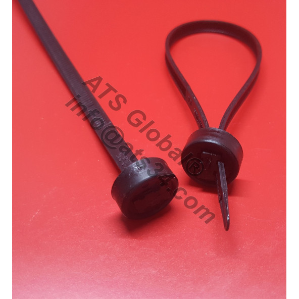 Tokalı Düğme Başlıklı, Kablo Bağı Plastik Cırt Kelepçe 6X235 mm 250 Adet ürün görseli 1