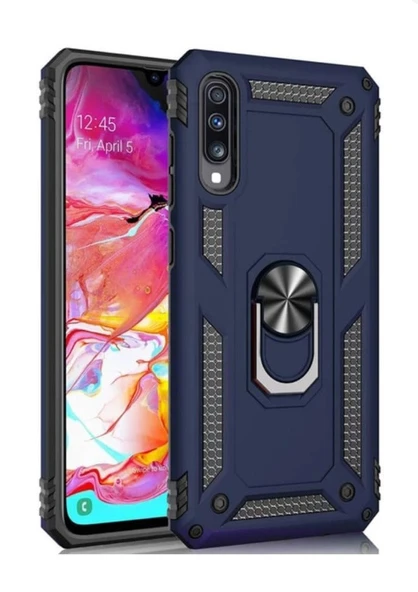 Samsung Galaxy A70 Uyumlu Tank Manyetik Standlı Kılıf ürün görseli 1