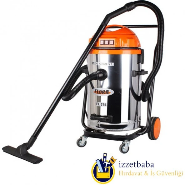 Flora FL 375 3600 W Islak - Kuru Vakumlu Elektrikli Süpürge 75 L ürün görseli 1