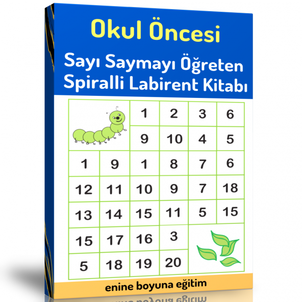 Okul Öncesi Sayı Saymayı Öğreten Labirent Kitabı ürün görseli 1