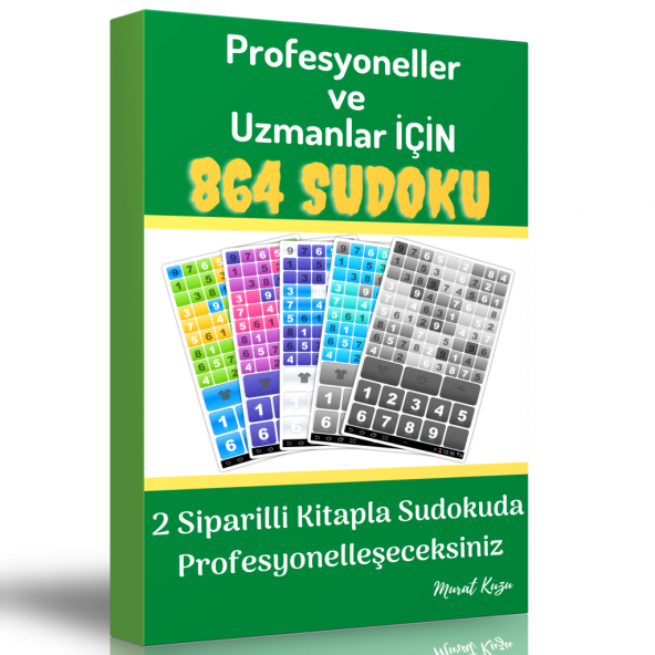 Normalden ÇOK İLERİYE 864 Sudoku Kitabı (2 Spiralli Kitap) ürün görseli 1