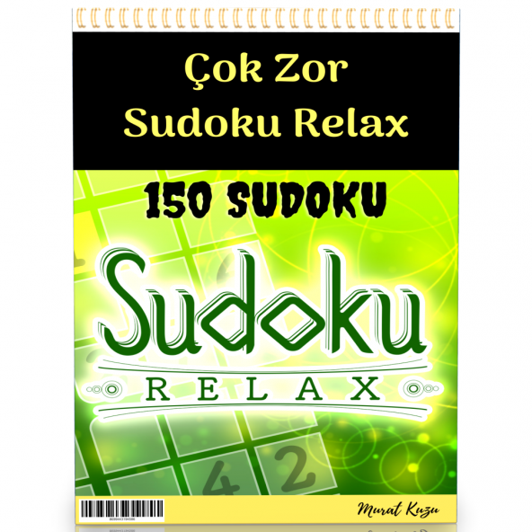 Çok Zor Sudoku Relax Kitabı ürün görseli 1