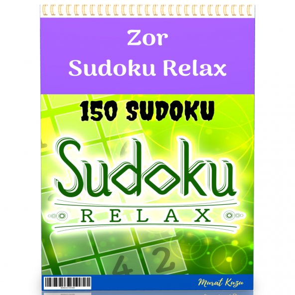 Zor Sudoku Relax Kitabı ürün görseli 1