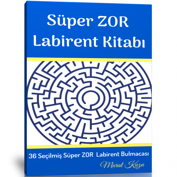 Süper Zor Labirent Kitabı (7 Yaş İçin Labirent Kitabı) ürün görseli 1