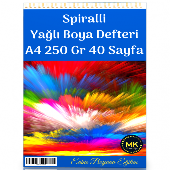 Orta Boy Yağlı Boya Defteri (A4-250 Gr) ürün görseli 1