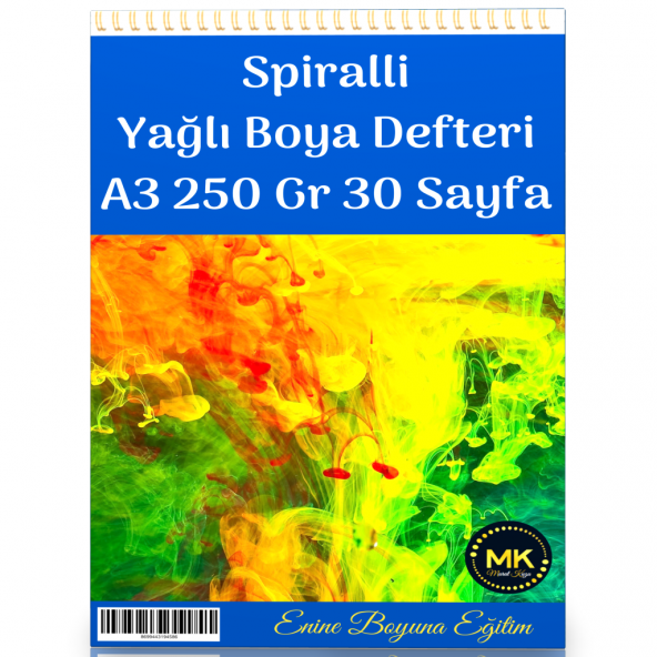 Büyük Boy Yağlı Boya Defteri (A3-250 Gr) ürün görseli 1