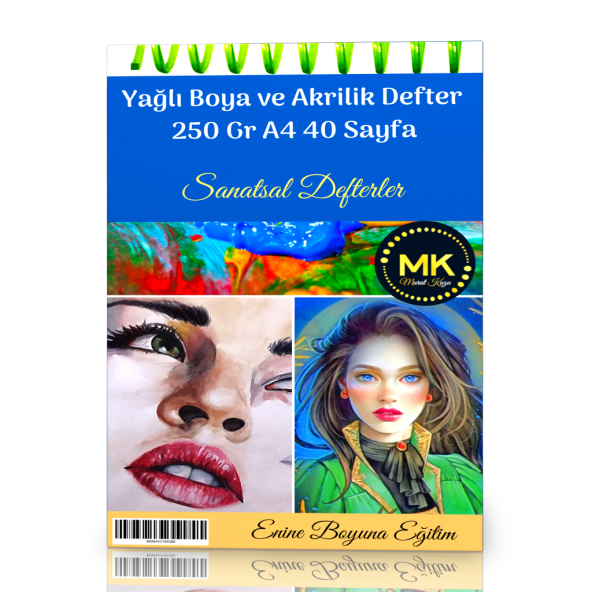 A4 Yağlı Boya Akrilik Defter 40 Sayfa ürün görseli 1