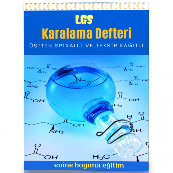 LGS Spiralli Karalama Defteri Teksir Kağıtlı ürün görseli 1