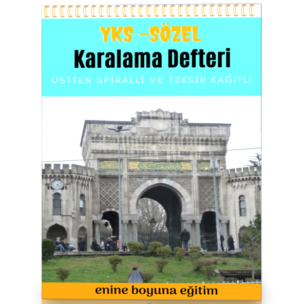 YKS SÖZEL Spiralli Karalama Defteri Teksir Kağıtlı ürün görseli 1