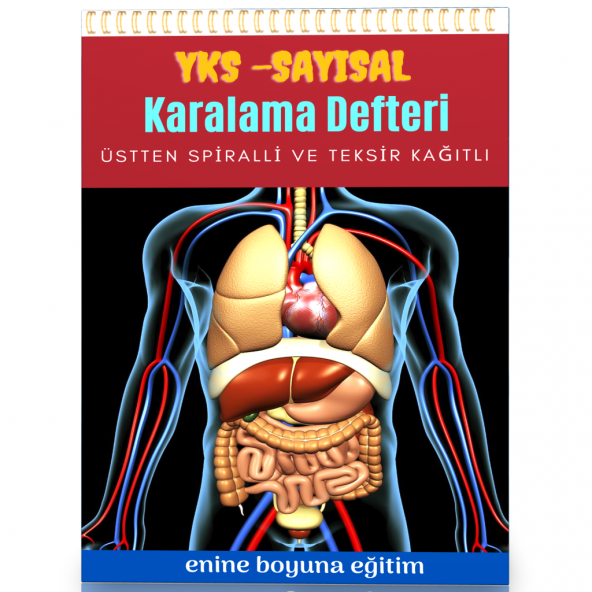 YKS Spiralli Karalama Defteri Teksir Kağıtlı ürün görseli 1