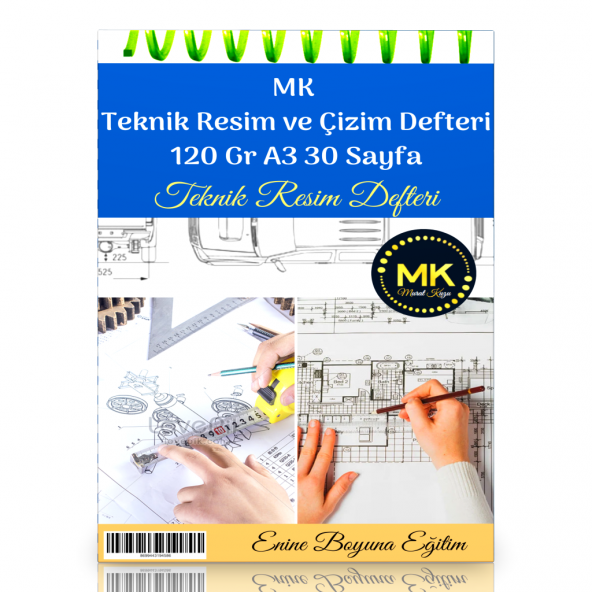 MK Teknik Resim Defter 120 Gr A3 30 Sayfa ürün görseli 1