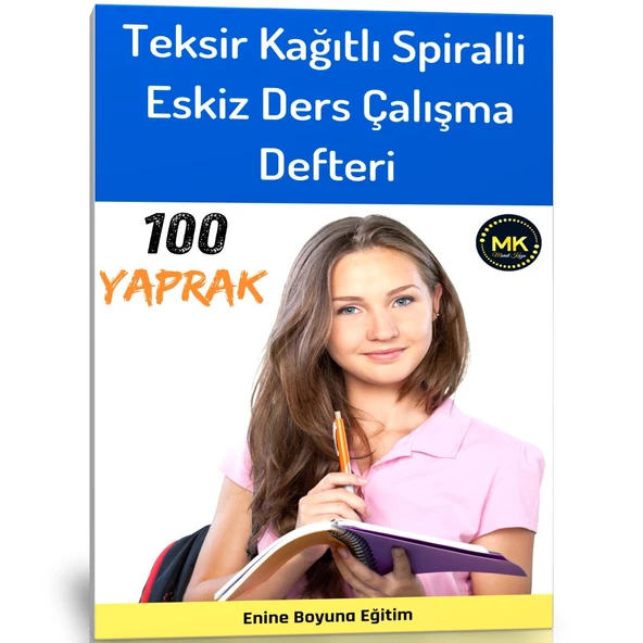 Teksir Kağıtlı Spiralli Ders Çalışma Defteri ürün görseli 1