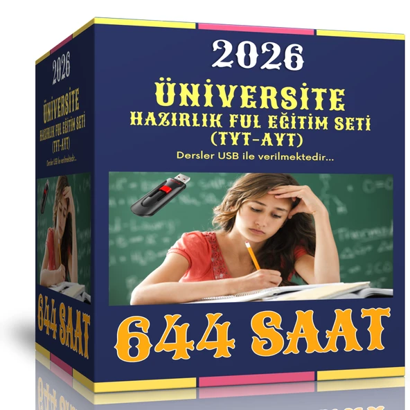 2026 Üniversite Hazırlık Ful Eğitim Seti (TYT-AYT) ürün görseli 1