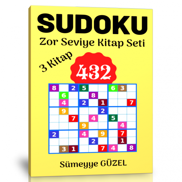 Sudoku Zor Seviye Kitap Seti (3 Kitap) ürün görseli 1