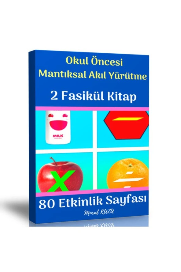 Okul Öncesi Akıl Yürütme Eğitim Seti (2 Fasikül) ürün görseli 1