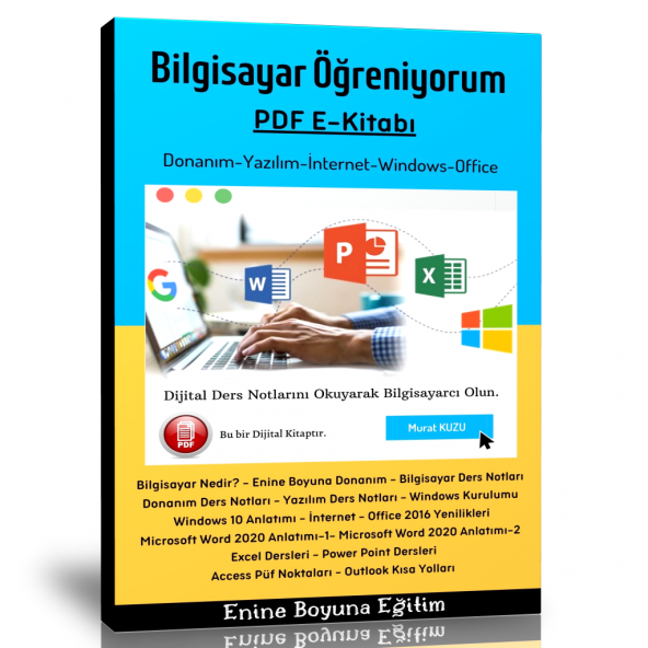 Bilgisayar Öğreniyorum Kitabı (PDF E-Kitap) ürün görseli 1
