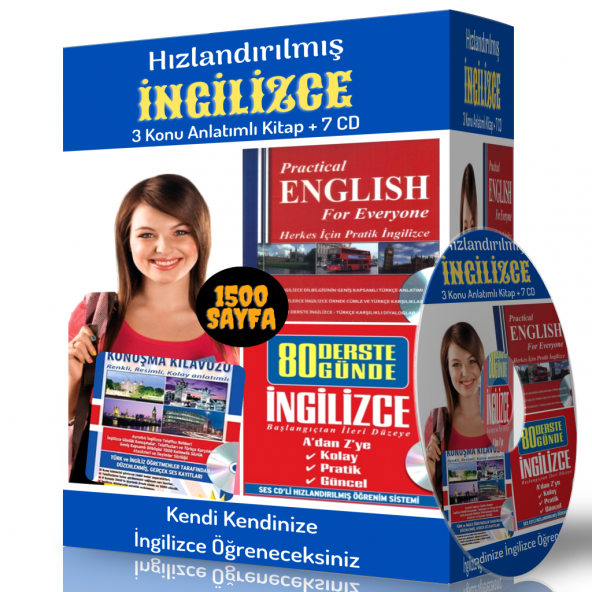 Hızlı İngilizce Öğreten Eğitim Seti ürün görseli 1