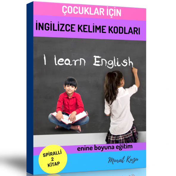 Enine Boyuna Çocuklar İçin İngilizce Kelime Kodları ürün görseli 1
