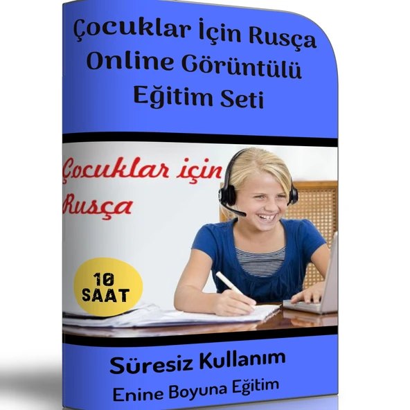 Çocuklar İçin Rusça Online Görüntülü Eğitim Seti ürün görseli 1