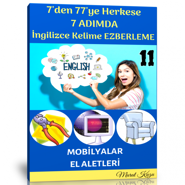 7 Adımda İngilizce Kelime Ezberleme Kitabı-11 ürün görseli 1