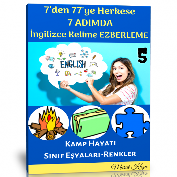 7 Adımda İngilizce Kelime Ezberleme Kitabı-5 ürün görseli 1