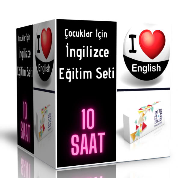 Çocuklar İçin İngilizce Görüntülü Eğitim Seti ürün görseli 1