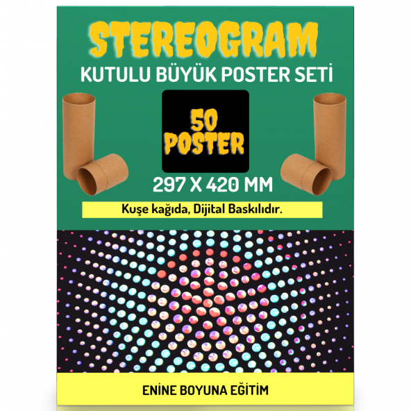 Stereogram Büyük Poster Seti (Kutulu) ürün görseli 1