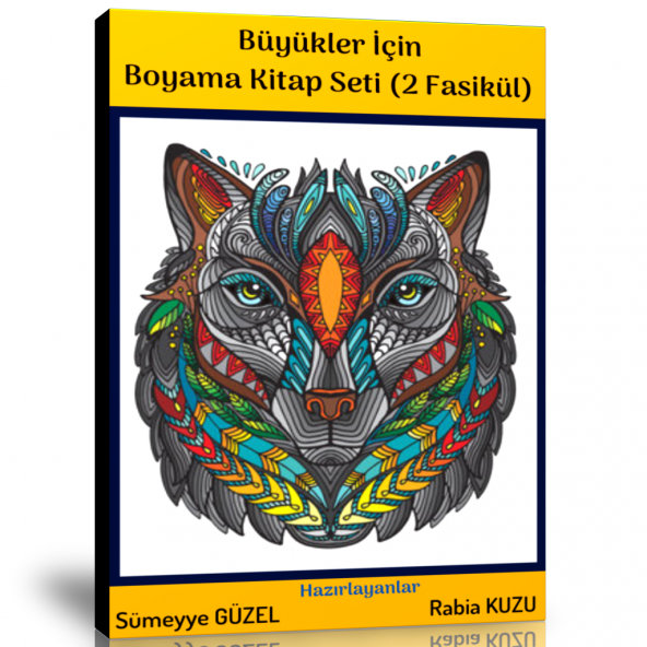 Büyükler İçin Boyama Kitap Seti (2 Fasikül Kitap) ürün görseli 1