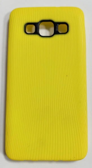Samsung Galaxy j1 Uyumlu Sarı Slikon Kılıf ürün görseli 1