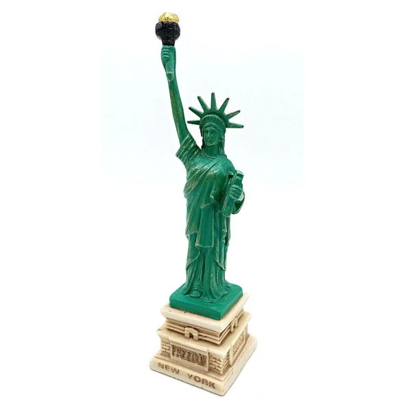 ABD New York Özgürlük Heykeli Reçine 18 cm ürün görseli 1