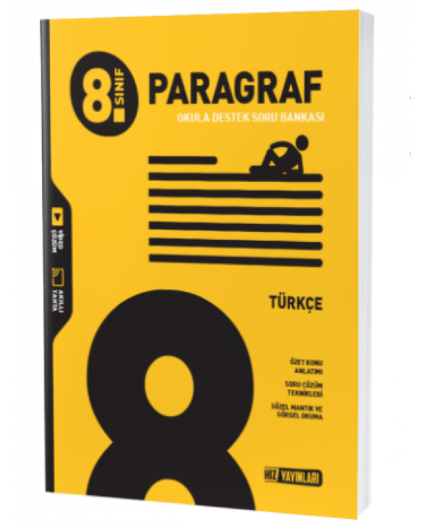 8. SINIF TÜRKÇE PARAGRAF SORU BANKASI ürün görseli 1